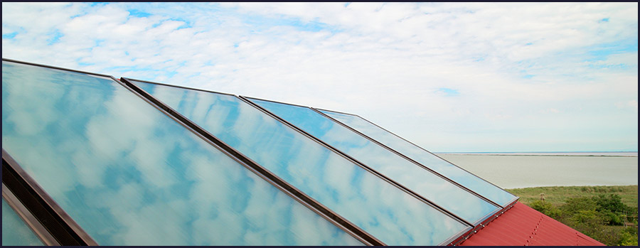 Rooftop Solar Panels Photograph